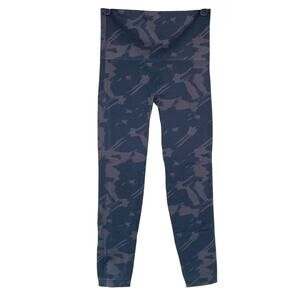 SPANX Black Camo Look At Me Now Seamless Leggings Large